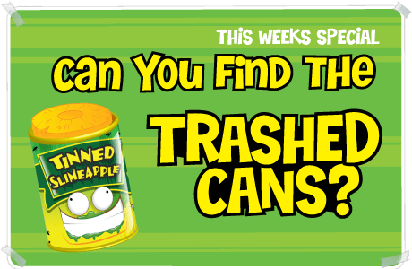 Can You Find The Limited Edition Trashed Cans?