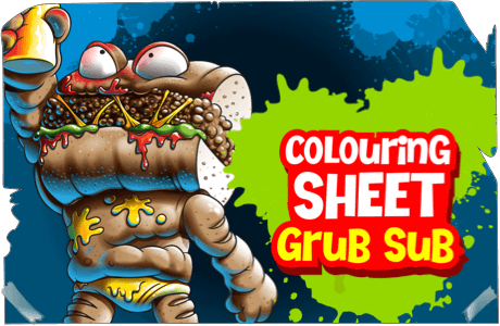 Clouring Sheet - Grub Sub