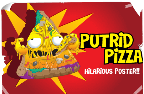 Putrid Pizza Fitness Poster